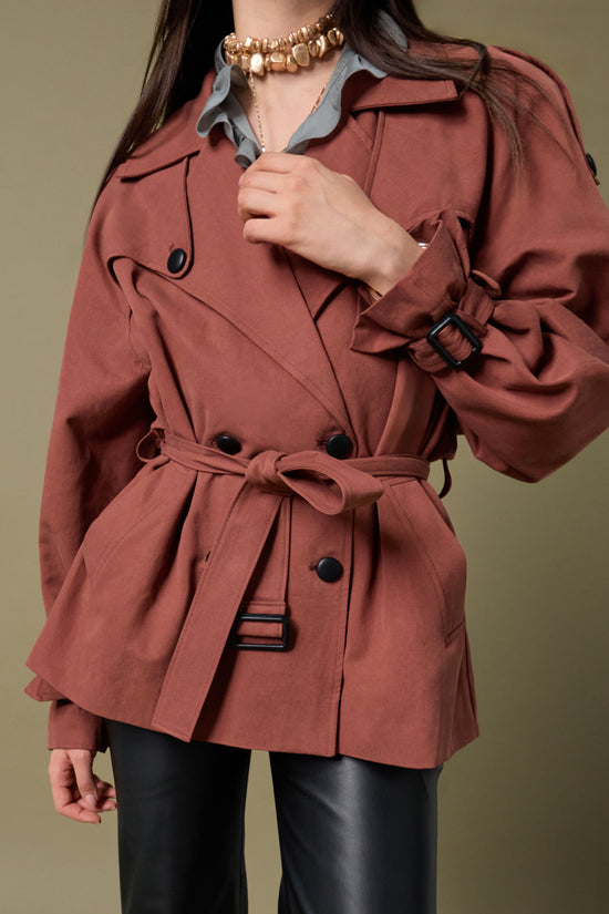 Natasha Mini Trench Сoat